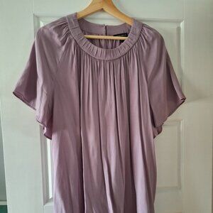 Flowy pale purple top